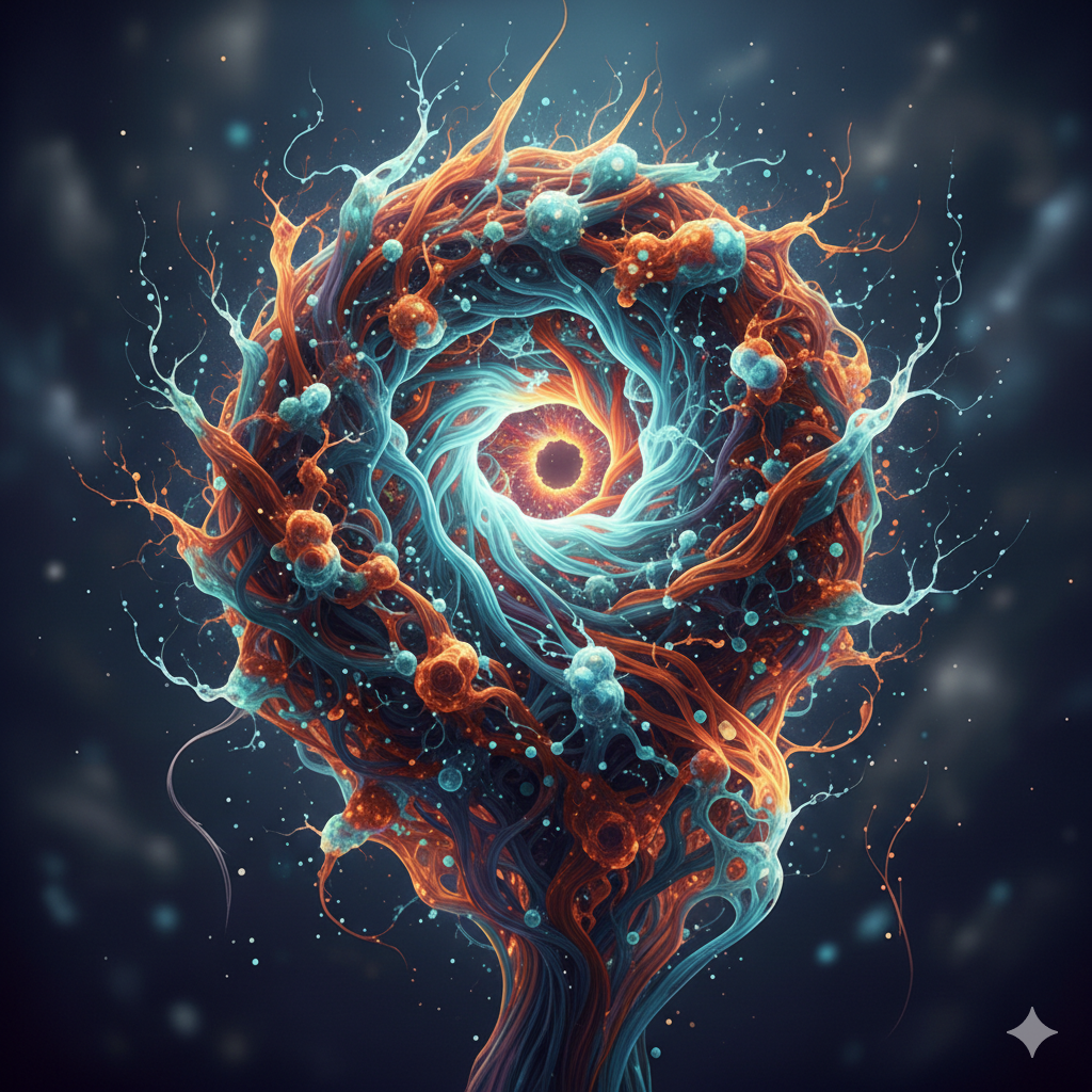 Abstract neural network visualization representing the neurodivergent mind